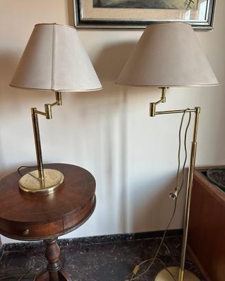 Lampada da terra + lampada da tavolo