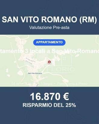 Immobile in asta di 54 m² a San Vito Romano