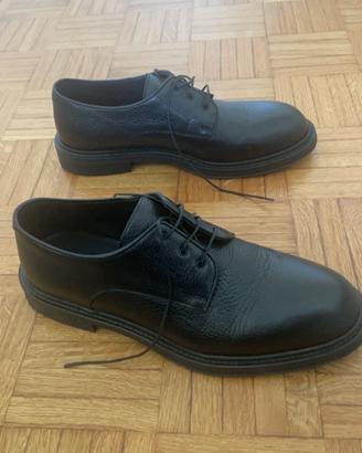 Emporio Armani derby uomo pelle nera tg 42