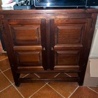 Mobiletto da cucina in legno massello