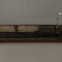 Diorama plastico espositore Ferroviario FS 1/87