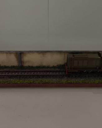 Diorama plastico espositore Ferroviario FS 1/87