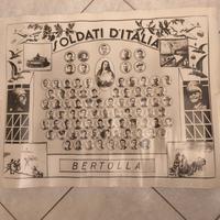 Manifesto commemorativo "Soldati d'ltalia" 