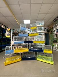 Gabbie da cova zincate fondo colorato NUOVE