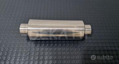 SILENZIATORE AUTO CENTRALE  ROTONDO Ø 70 MM -420MM