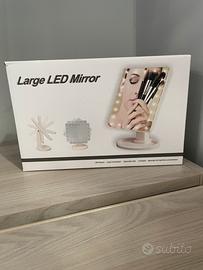 Specchio da Tavolo per Trucco e Make-up con Led