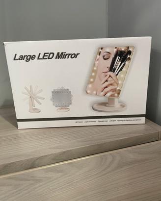 Specchio da Tavolo per Trucco e Make-up con Led
