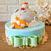 Torta finta scenografica tema Piccolo Principe
