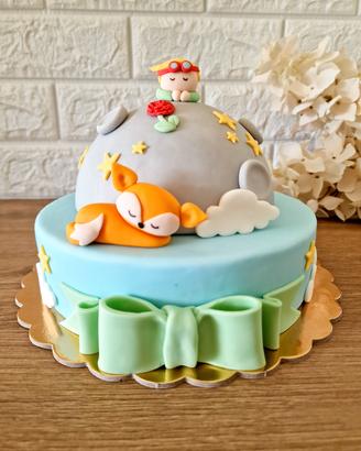 Torta finta scenografica tema Piccolo Principe