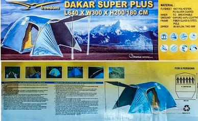 Nuova. Mai usata. Tenda da campeggio