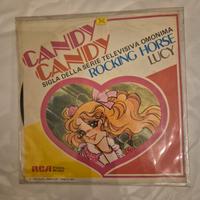 disco vintage 45 giri di "Candy Candy/Lucy"