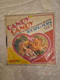 disco vintage 45 giri di "Candy Candy/Lucy"