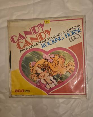 disco vintage 45 giri di "Candy Candy/Lucy"
