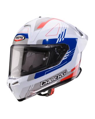 Casco Integrale CABERG Roxter BIANCO ROSSO BLU