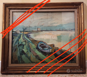 GIUSEPPE LIUSSO Bepi quadro d'autore