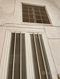 Portone alluminio bianco