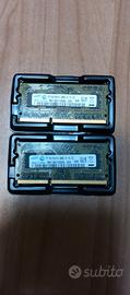 banchi di RAM da 2 GB ddr3