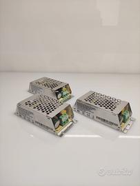 3 alimentatori switching 12v 2,5A 30W regolabili 1