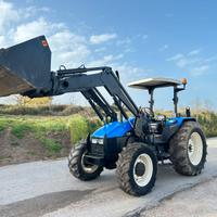 New Holland TL 80,40km/h,caricatore,benna e forche