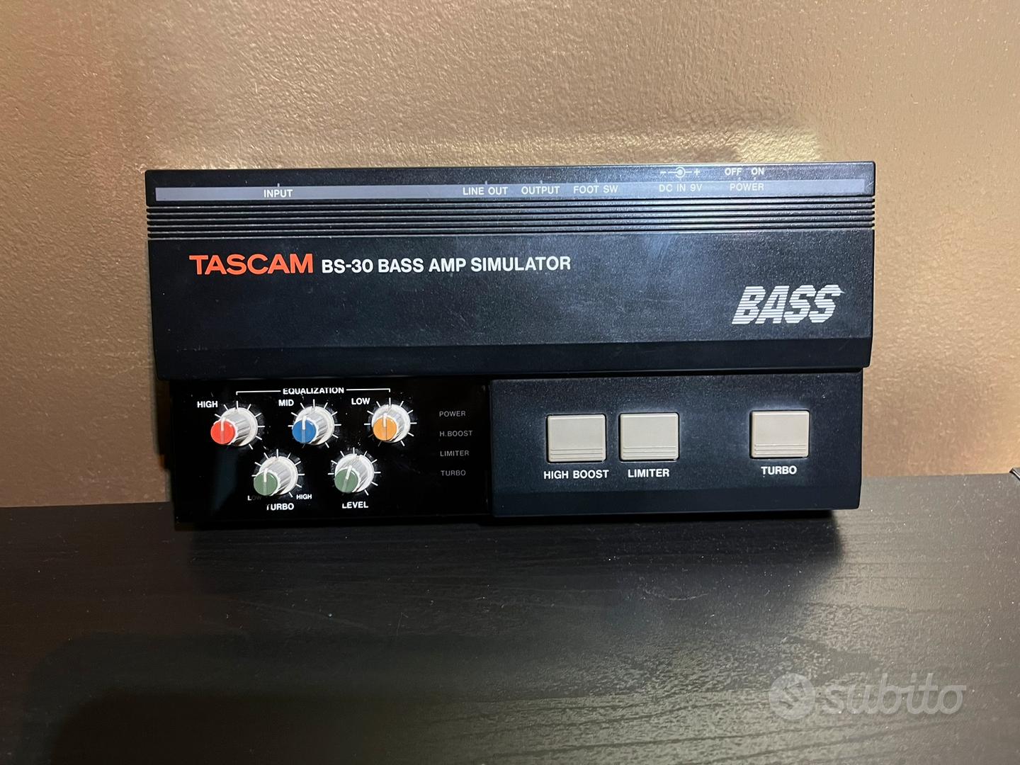 TASCAM BS -30 Bass AMP SiMULATOR - Strumenti Musicali In vendita a
