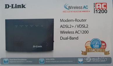 D-Link Modem-Router ADSL + Alcatel Mobile Wi-Fi