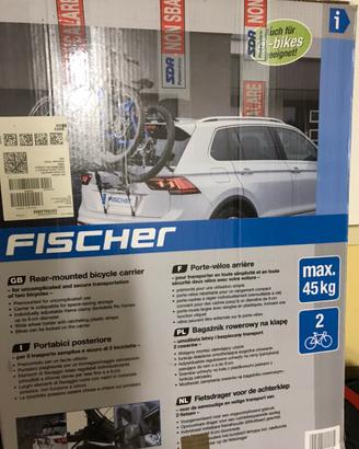 Portabici per 2  ebike su portellone