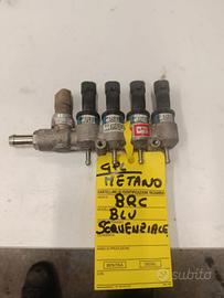 FLAUTO INIETTORI MARCA BRC COMPL.DI REGOLATORE PRE