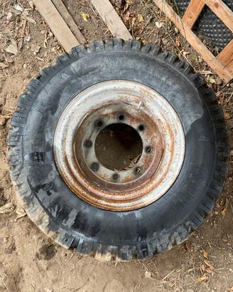 Cerchi e gomme rimorchio agricolo