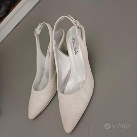 Scarpe da Sposa bianche con brillantini