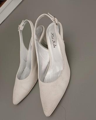 Scarpe da Sposa bianche con brillantini