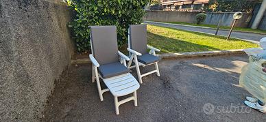 sedie da esterno allungabili