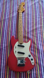 Chitarra elettrica Hondo II rara Mustang del 1978 