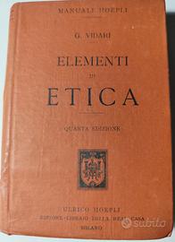 Elementi di Etica. Manuale Hoepli 1017