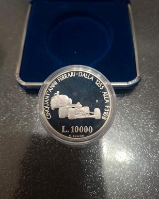 10.000 Lire argento San Marino 1998 "Ferrari"