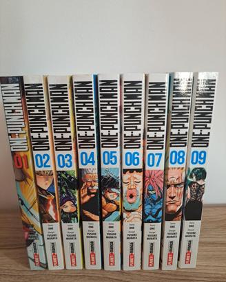 One Punch Man Vol. 1-9  con Volume 1 VARIANT ITA