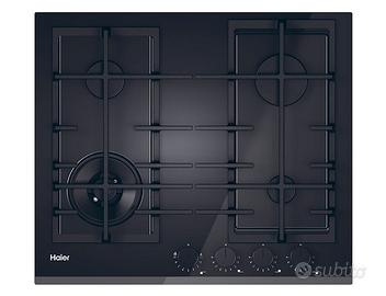 Haier Piano Cottura Gas a Incasso HAVG6BF4TBPB Ner