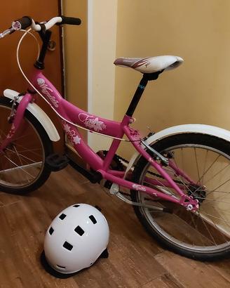 Bici Ragazza Wegabike Fairy 20" con Casco B'Twin