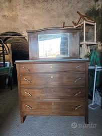 Como' e specchiera stile liberty