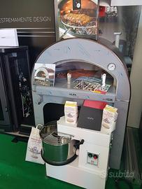Forno alfa 4 pizze 80x60 legna top refrattario