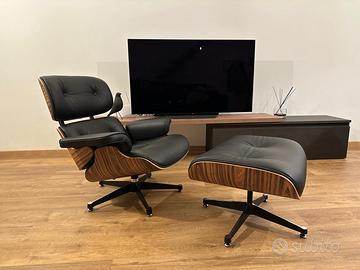 Poltrona E. Lounge Chair CLASSIC in Vera Pelle