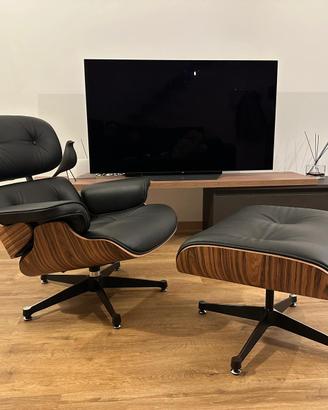 Poltrona E. Lounge Chair CLASSIC in Vera Pelle