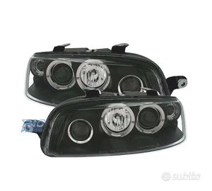 FARI PER FIAT PUNTO 99-03 ANGEL EYES FONDO NERO