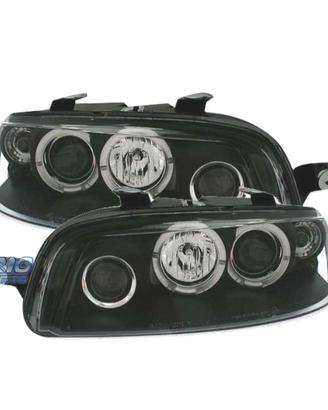 FARI PER FIAT PUNTO 99-03 ANGEL EYES FONDO NERO