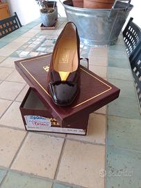 Décolleté pelle marrone Alexander Nicolette