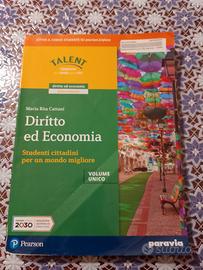 libro di diritto ed economia 