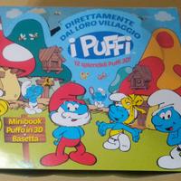 Puffi in 3d completi di basetta originali