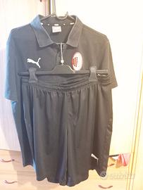 Polo Puma con logo Milan e pantaloncino Puma