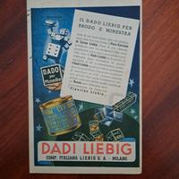 pubblicità Liebig su manualetti Italia sul mar