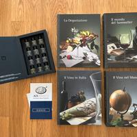 Libri corso Sommelier AIS e box essenze
