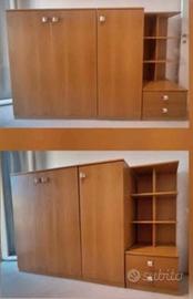 Camera da letto COMPLETAin legno finitura frassino